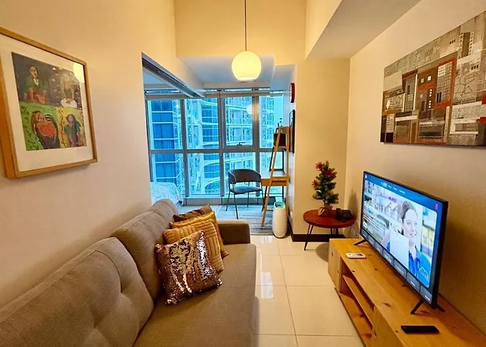 Luxury 1br Condo, Parksuites Tower 1, Uptown Bgc *